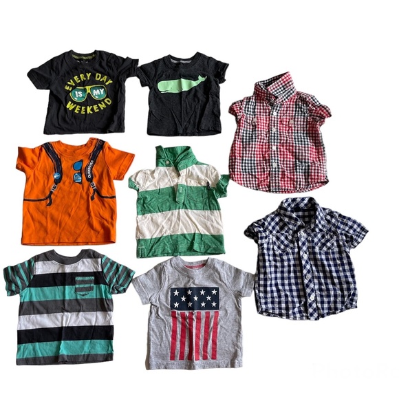 Lot Baby boy clothes 31pcs 6 months GAP, Old Navy, Carters, Jumping Beans - Picture 2 of 10